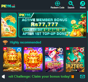 PK 116 Game